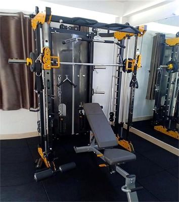 Commercial Home Gym Equipment with Pull Up Chest Press and Smith Machine Functions