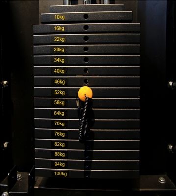 80 Kg Weight Stack Body Building Glute Hip Thrust Machine for Leg Strengthening Exercises