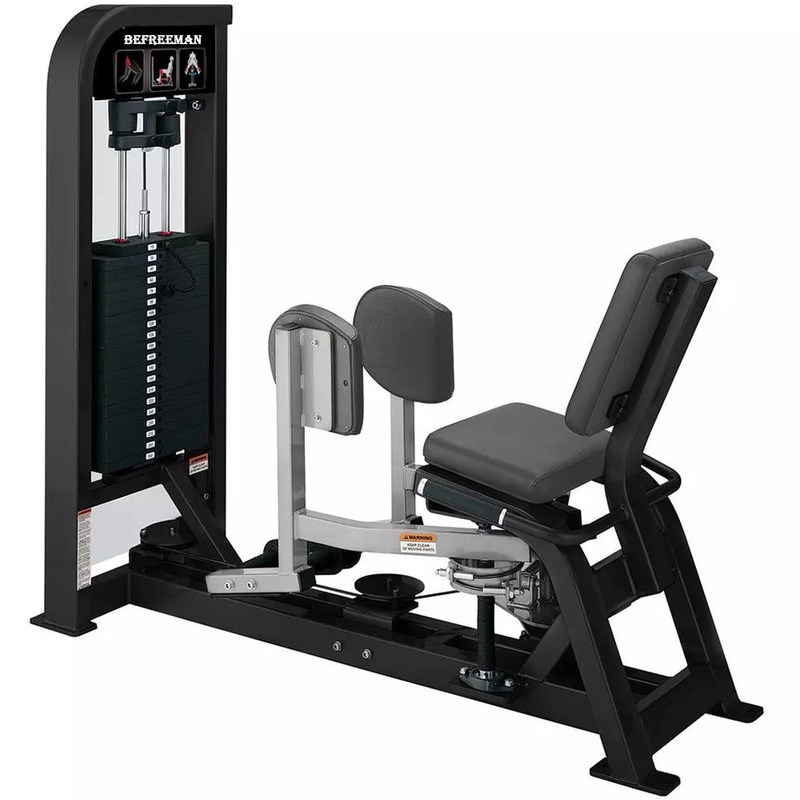 Black Color Gym Strength Training Commercial Pin Loaded Abductor with PU Leather Cushion